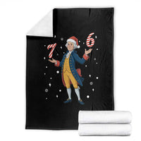 George Washington 67 Meme Throw Blanket Funny Christmas Gift - Wonder Print Shop