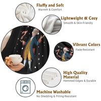 George Washington 67 Meme Throw Blanket Funny Christmas Gift - Wonder Print Shop