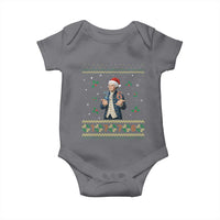George Washington 67 Meme Baby Onesie Funny Christmas Ugly Sweater Gift - Wonder Print Shop