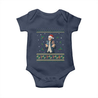 George Washington 67 Meme Baby Onesie Funny Christmas Ugly Sweater Gift - Wonder Print Shop