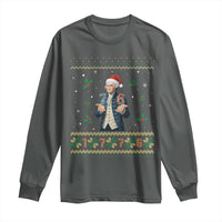 George Washington 67 Meme Long Sleeve Shirt Funny Christmas Ugly Sweater Gift - Wonder Print Shop