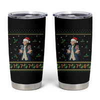 George Washington 67 Meme Tumbler Cup Funny Christmas Ugly Sweater Gift - Wonder Print Shop