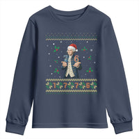 George Washington 67 Meme Youth Sweatshirt Funny Christmas Ugly Sweater Gift - Wonder Print Shop