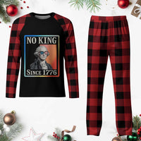 George Washington No Kings Since 1776 Plaid Pajama Set Funny Political Meme Gift - Wonder Print Shop