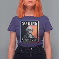 George Washington No Kings Since 1776 T Shirt For Women Funny Political Meme Gift - Wonder Print Shop