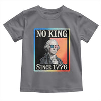 George Washington No Kings Since 1776 Toddler T Shirt Funny Political Meme Gift - Wonder Print Shop