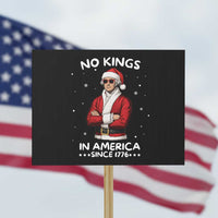 Funny Merry No Kings Since 1776 George Washington Protest Sign Christmas Gift - Wonder Print Shop