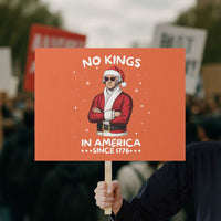 Funny Merry No Kings Since 1776 George Washington Protest Sign Christmas Gift - Wonder Print Shop