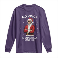 Funny Merry No Kings Since 1776 George Washington Long Sleeve Shirt Christmas Gift - Wonder Print Shop