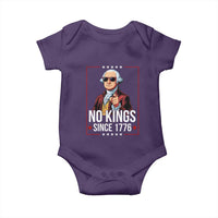 Funny George Washington No Kings 1776 Meme Vintage Gift Baby Onesie - Wonder Print Shop