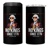 Funny George Washington No Kings 1776 Meme Vintage Gift 4 in 1 Can Cooler Tumbler - Wonder Print Shop