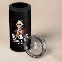 Funny George Washington No Kings 1776 Meme Vintage Gift 4 in 1 Can Cooler Tumbler - Wonder Print Shop