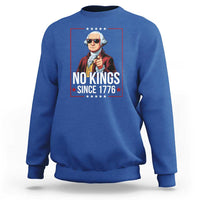 Funny George Washington No Kings 1776 Meme Vintage Gift Sweatshirt - Wonder Print Shop