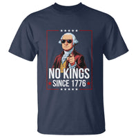 Funny George Washington No Kings 1776 Meme Vintage Gift T Shirt - Wonder Print Shop