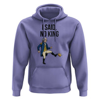 George Washington Kicking Crown Hoodie Funny No Kings Meme Gift - Wonder Print Shop