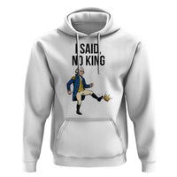 George Washington Kicking Crown Hoodie Funny No Kings Meme Gift - Wonder Print Shop