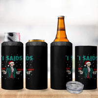Funny George Washington I Said No Kings 4 in 1 Can Cooler Tumbler Christmas Patriotic Gift - Wonder Print Shop