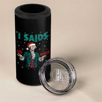 Funny George Washington I Said No Kings 4 in 1 Can Cooler Tumbler Christmas Patriotic Gift - Wonder Print Shop