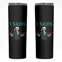 Funny George Washington I Said No Kings Skinny Tumbler Christmas Patriotic Gift - Wonder Print Shop