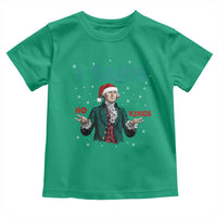 Funny George Washington I Said No Kings Toddler T Shirt Christmas Patriotic Gift - Wonder Print Shop