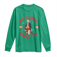 George Washington No Kings Since 1776 Long Sleeve Shirt Christmas Gift Idea - Wonder Print Shop