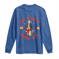 George Washington No Kings Since 1776 Long Sleeve Shirt Christmas Gift Idea - Wonder Print Shop