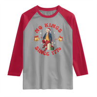 George Washington No Kings Since 1776 Raglan Shirt Christmas Gift Idea - Wonder Print Shop