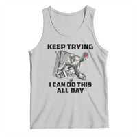 Keep Trying I Can Do This All Day Tank Top Funny Goalie Hockey Player Gift - Wonder Print Shop