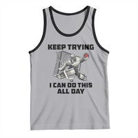 Keep Trying I Can Do This All Day Tank Top Funny Goalie Hockey Player Gift - Wonder Print Shop