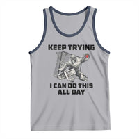 Keep Trying I Can Do This All Day Tank Top Funny Goalie Hockey Player Gift - Wonder Print Shop