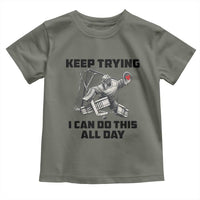 Keep Trying I Can Do This All Day Toddler T Shirt Funny Goalie Hockey Player Gift - Wonder Print Shop