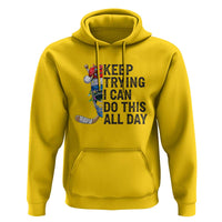 Keep Trying I Can Do This All Day Hoodie Ice Hockey Helmet Christmas Gift - Wonder Print Shop
