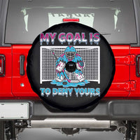 My Goal Is To Deny Yours Spare Tire Cover Goalie Hockey Drip Art Gift - Wonder Print Shop
