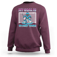 My Goal Is To Deny Yours Sweatshirt Goalie Hockey Drip Art Gift - Wonder Print Shop