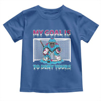 My Goal Is To Deny Yours Toddler T Shirt Goalie Hockey Drip Art Gift - Wonder Print Shop