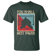 Ice Hockey Goalie Vintage Retro Gift T Shirt You Shall Not Pass - Wonder Print Shop