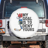 My Goal Is To Deny Yours Spare Tire Cover Ice Hockey Helmet Christmas Gift - Wonder Print Shop