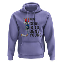 My Goal Is To Deny Yours Hoodie Ice Hockey Helmet Christmas Gift - Wonder Print Shop