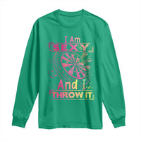 I Am Sexy And I Throw It Long Sleeve Shirt Sexy Dart Player Gift - Wonder Print Shop