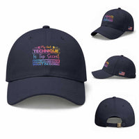 My Dart Technique Is Top Secret Baseball Cap Funny Dartist Gift