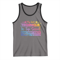 My Dart Technique Is Top Secret Tank Top Funny Dartist Gift - Wonder Print Shop