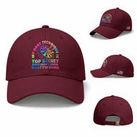 My Dart Technique Is Top Secret Baseball Cap Vintage Tie Dye Dart Lover