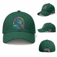 My Dart Technique Is Top Secret Baseball Cap Vintage Tie Dye Dart Lover