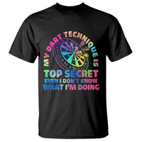 My Dart Technique Is Top Secret T Shirt Vintage Tie Dye Dart Lover - Wonder Print Shop