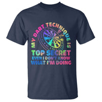 My Dart Technique Is Top Secret T Shirt Vintage Tie Dye Dart Lover - Wonder Print Shop