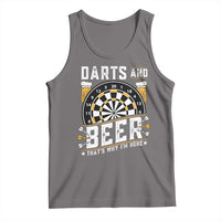 Darts And Beer That Is Why I Am Here Tank Top Funny Pub Game Darts Lover Gift - Wonder Print Shop
