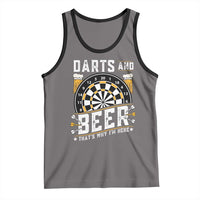 Darts And Beer That Is Why I Am Here Tank Top Funny Pub Game Darts Lover Gift - Wonder Print Shop