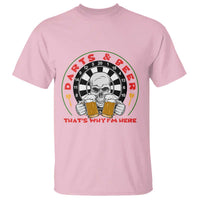 Funny Skeleton Darts Player Beer Lover T Shirt That Is Why I Am Here - Wonder Print Shop