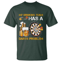 Funny Beer Drinking Darts Problem T Shirt Dart Player Team Gift - Wonder Print Shop