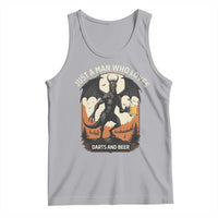 Funny Jersey Devil Loves Darts And Beer Tank Top Cryptid Lover Gift - Wonder Print Shop